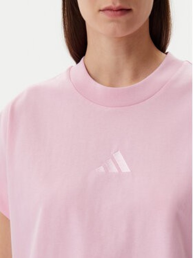 adidas T-Shirt ALL SZN JD0187 Różowy Regular Fit