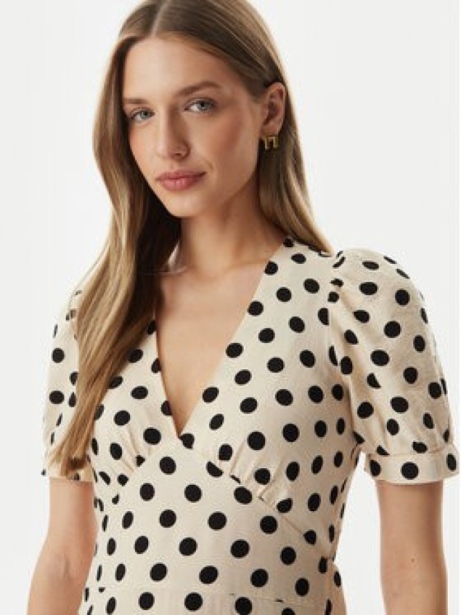 Morgan Sukienka codzienna 261-ROVITA Beżowy Regular Fit