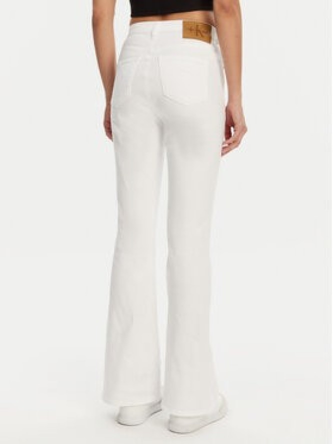 Calvin Klein Jeans Jeansy J20J225511 Biały Bootcut Fit