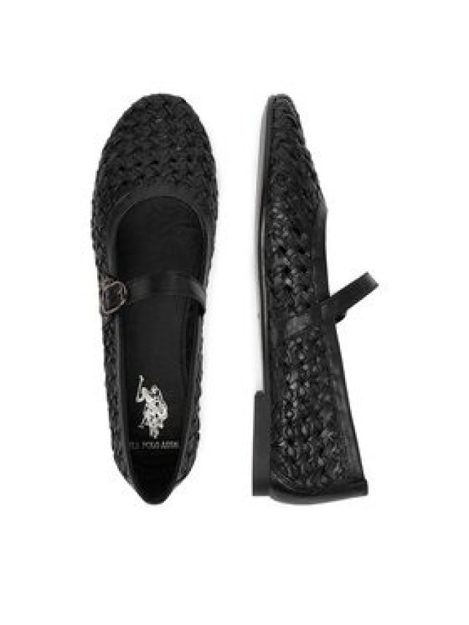 U.S. Polo Assn. Baleriny EO-LARISA001W/6L1 Czarny