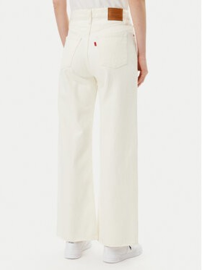 Levi's® Jeansy Ribcage A6081-0009 Écru Wide Leg