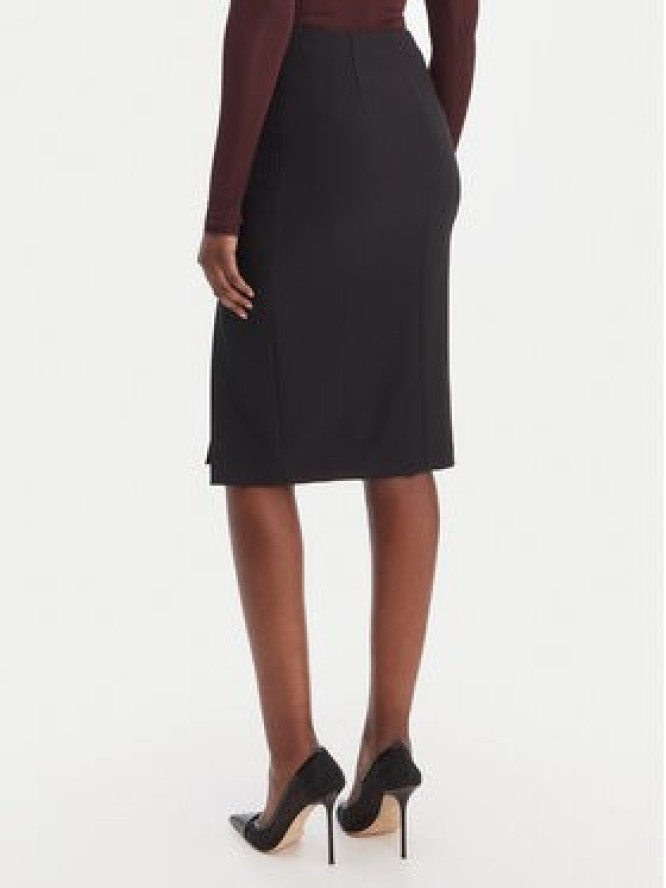 Elisabetta Franchi Spódnica ołówkowa GO-147-61E2-V320 Czarny Regular Fit