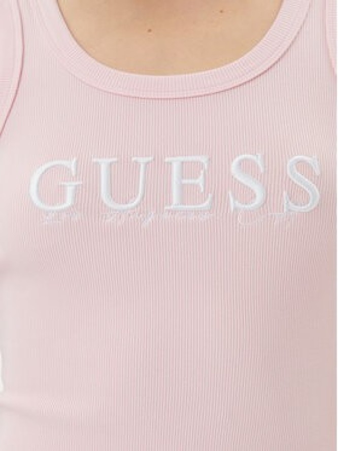 Guess Sukienka codzienna V5GK06 K8RT2 Różowy Slim Fit