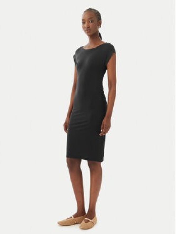 Vero Moda Sukienka codzienna Ava Sarah 10346941 Czarny Slim Fit