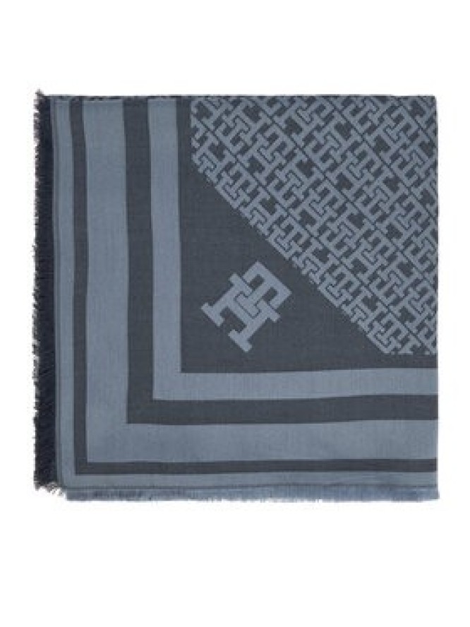 Tommy Hilfiger Szal Monogram AW0AW17493 Granatowy