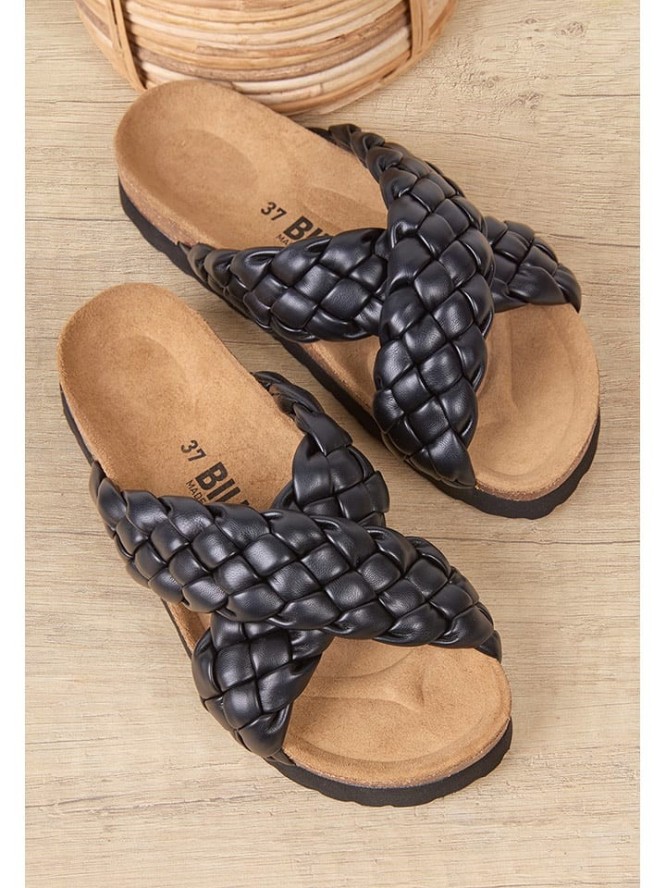 billowy Klapki w kolorze czarnym rozmiar: 39