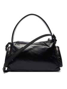Calvin Klein Torebka Pocket Shiny Nylon Small Bag LV04F3405G Czarny