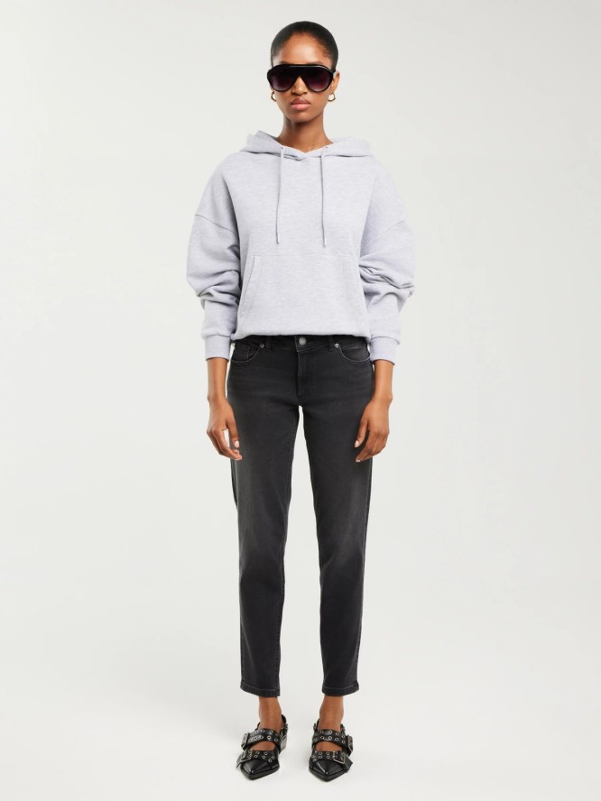 Jeansy damskie ciemnoszare Maggie 992