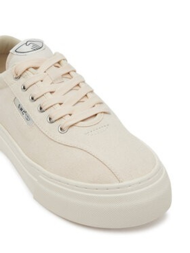 S.W.C Stepney Workers Club Tenisówki Dellow 02 Cup Canvas YA21102 Écru