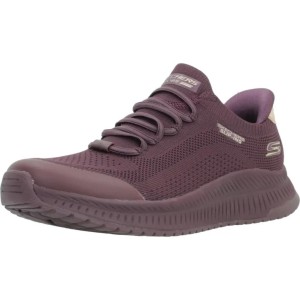 Buty SKECHERS SLIP-INS BOBS SQUAD 4 DIRE STEP Bordeaux