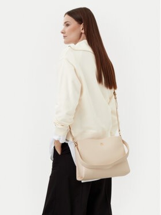 Tommy Hilfiger Torebka Th Legacy Med Satchel AW0AW17173 Écru