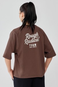 Damski t-shirt oversize Rough Radical Vibe