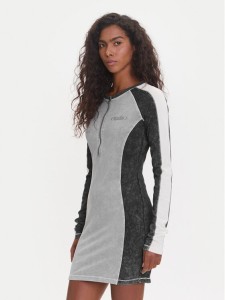 Guess Sukienka codzienna W5YK79 K1D80 Szary Regular Fit