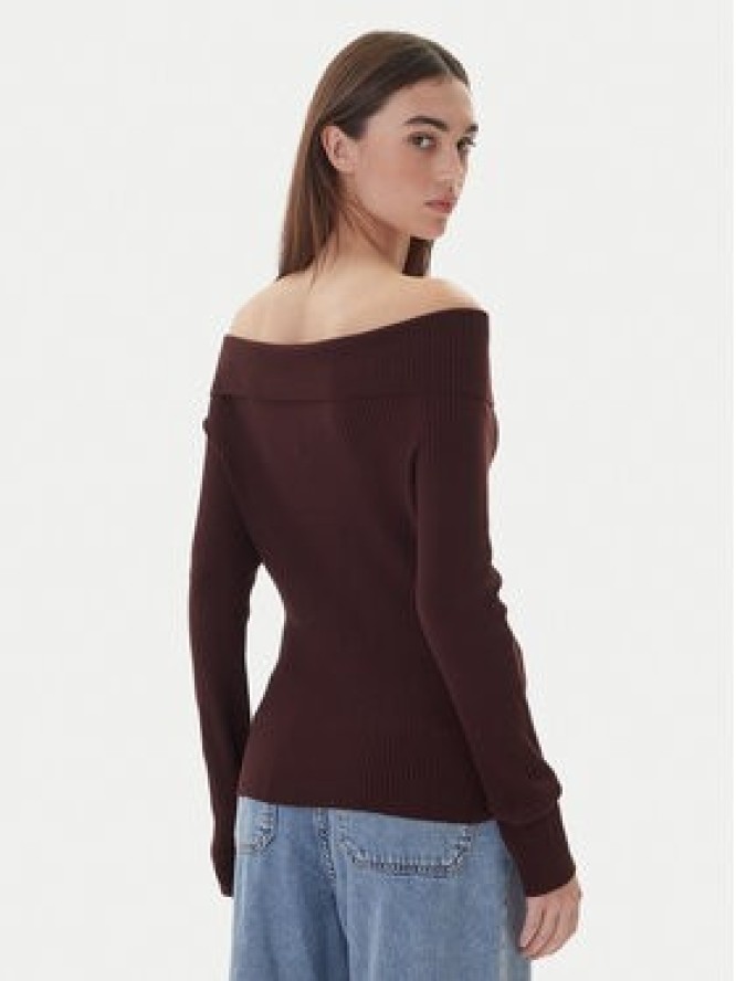 Kontatto Sweter 3M0813C Brązowy Regular Fit