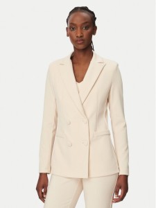 Rinascimento Marynarka CFC0128295003 Beżowy Slim Fit