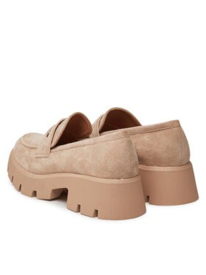 DeeZee Loafersy 8-124-1 Beżowy