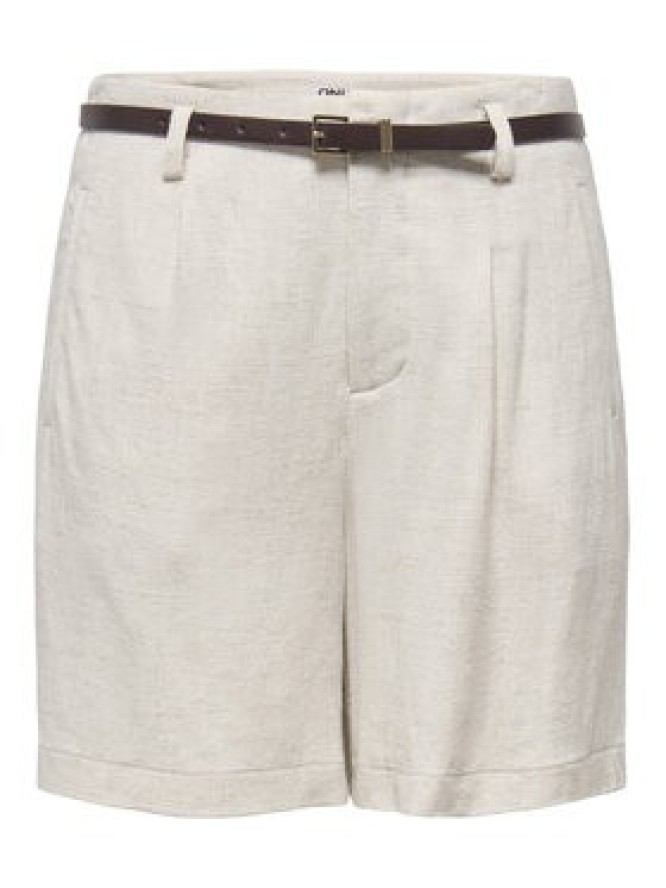 ONLY Szorty materiałowe Siesta 15367413 Beżowy Regular Fit