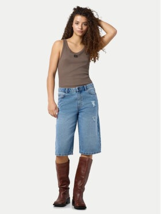 Noisy May Szorty jeansowe Welsie 27034305 Niebieski Regular Fit