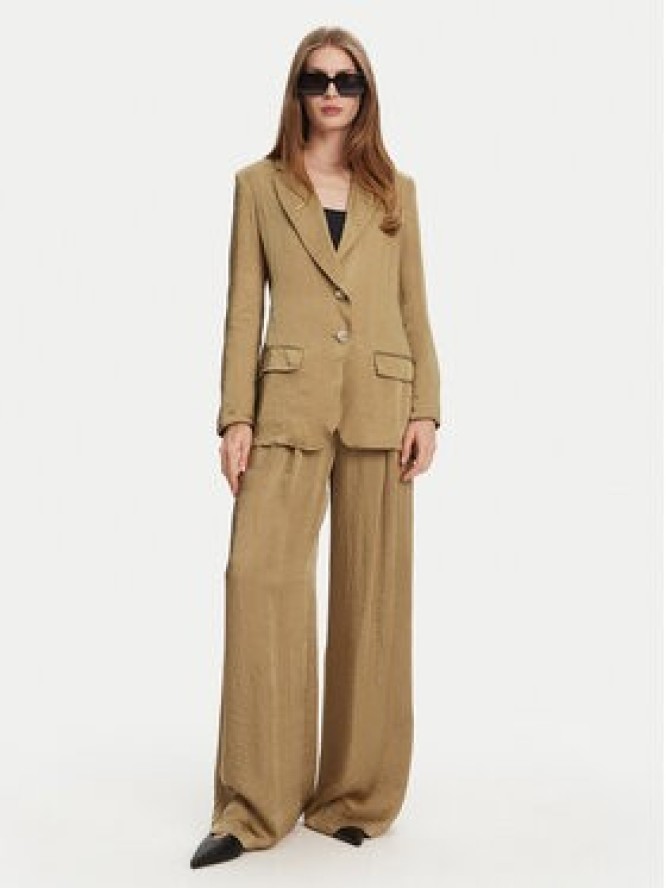 Marella Spodnie palazzo Silico 2513131125 Beżowy Wide Leg