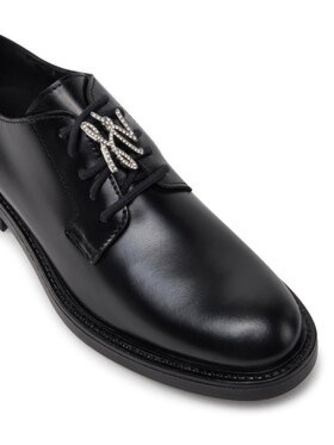 KARL LAGERFELD Loafersy KL41425 Czarny