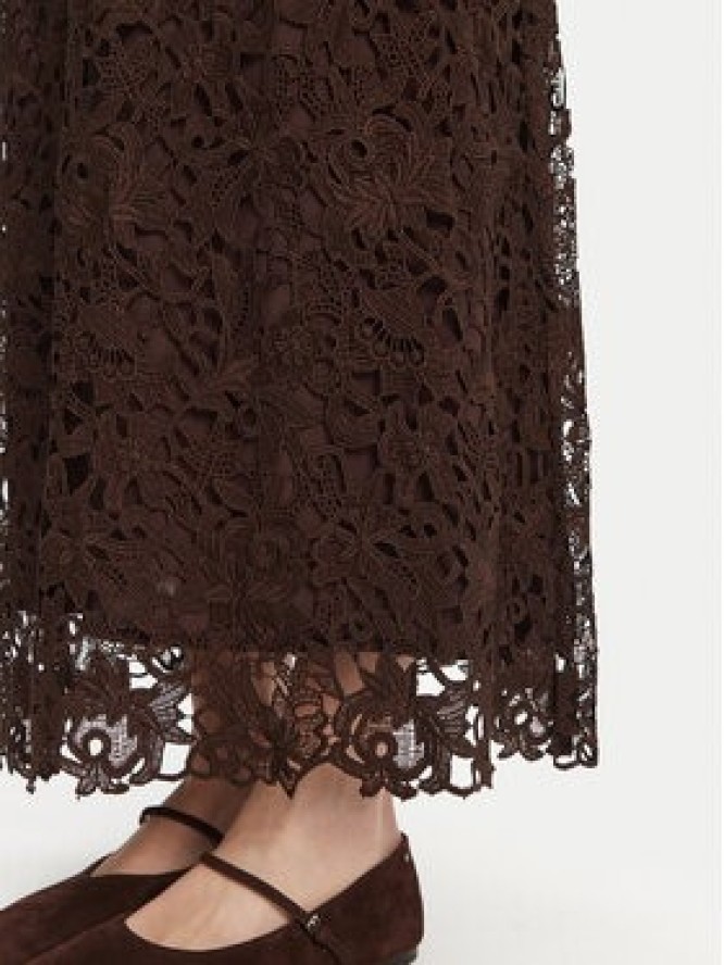 Bruuns Bazaar Spódnica midi Sago Joanelle BBW4518 Brązowy Regular Fit