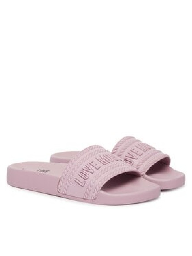 LOVE MOSCHINO Klapki JA28342G0OI22600 Różowy