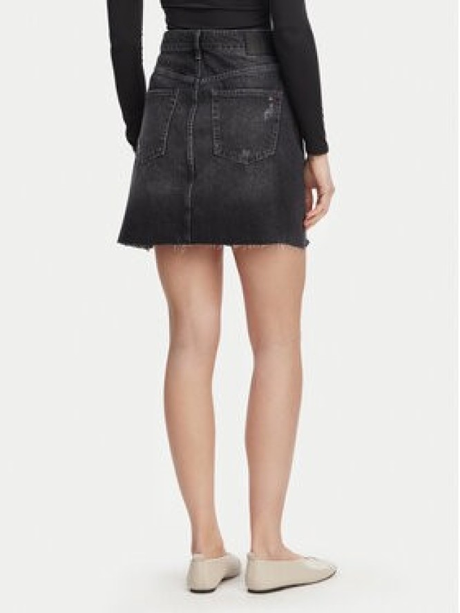 Tommy Jeans Spódnica jeansowa DW0DW22715 Czarny Mom Fit