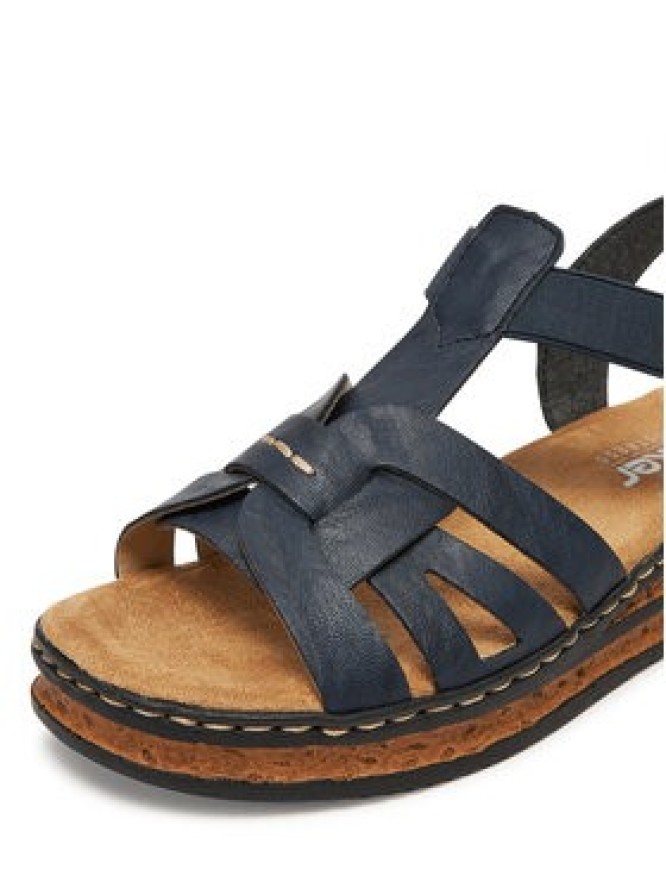 Rieker Sandały CEO-62918-14 Granatowy