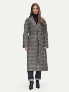 Tommy Hilfiger Płaszcz wełniany WW0WW51526 Szary Regular Fit
