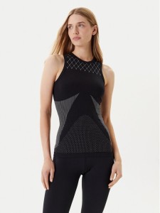 United Colors Of Benetton Top 3SW63H00H Czarny Slim Fit