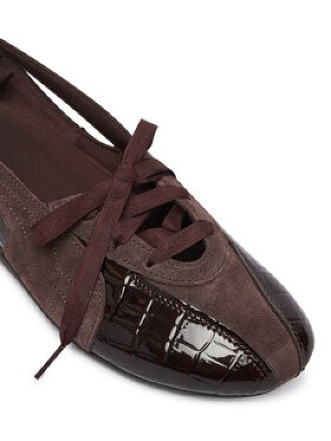 Puma Baleriny Speedcat Ballet Nova Croc 40881301 Brązowy