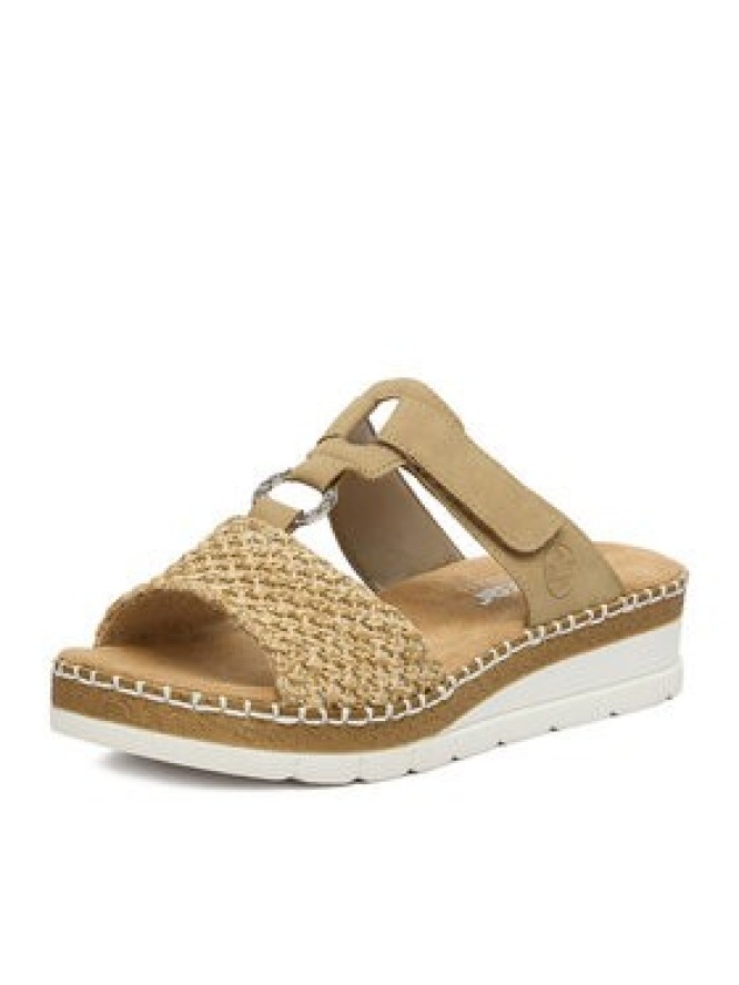 Rieker Klapki CEO-V1243-60 Beżowy