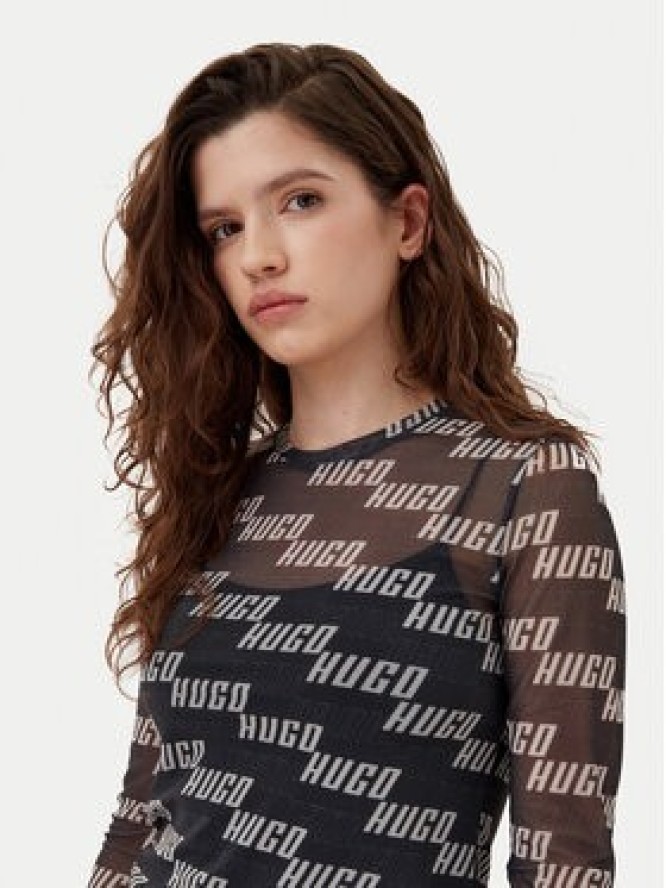 HUGO Sukienka codzienna HUGO-50534848 Szary Regular Fit