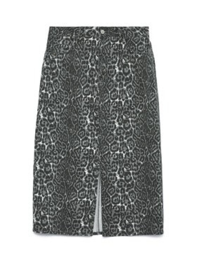 Vero Moda Spódnica jeansowa Veri 10336316 Szary Regular Fit