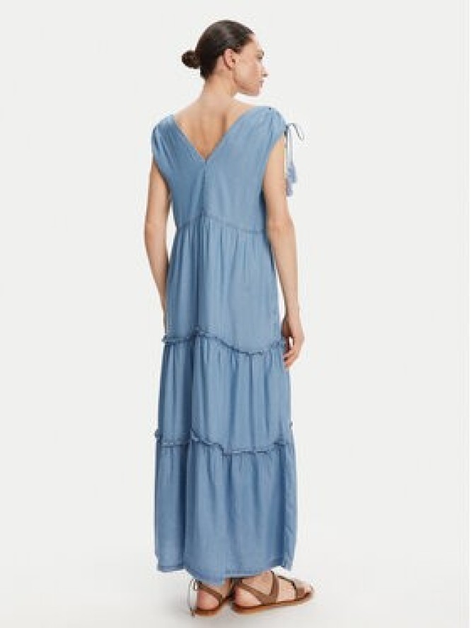 Pepe Jeans Sukienka codzienna Effie PL953664 Niebieski Loose Fit