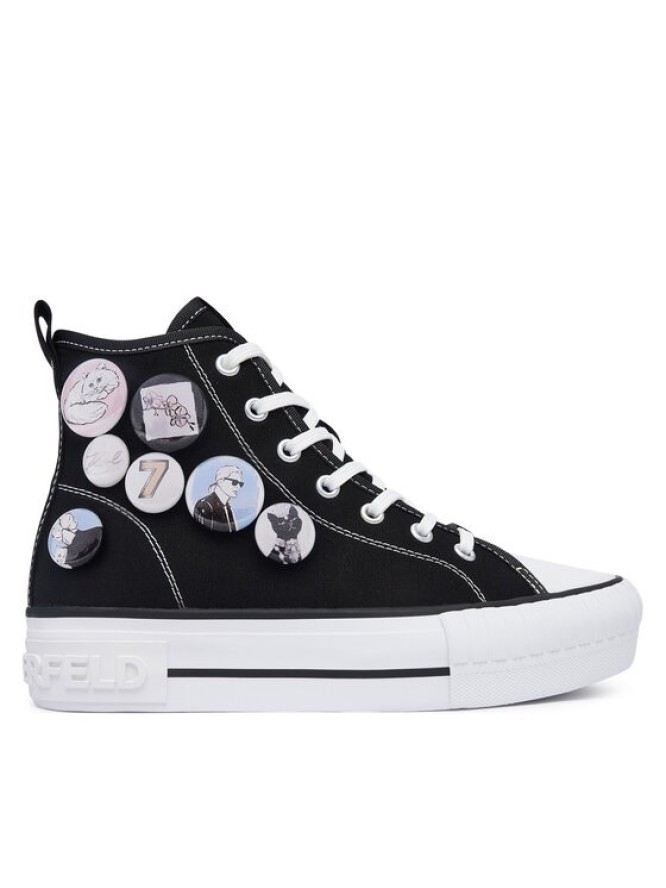 KARL LAGERFELD Trampki KL60459 Czarny