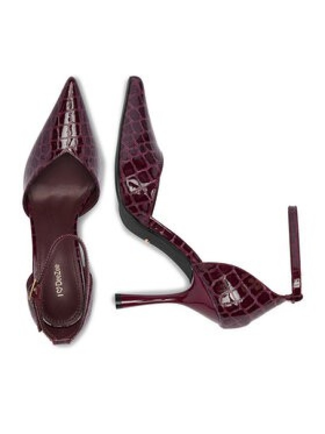 DeeZee Szpilki CEO-LS6049-10 Bordowy