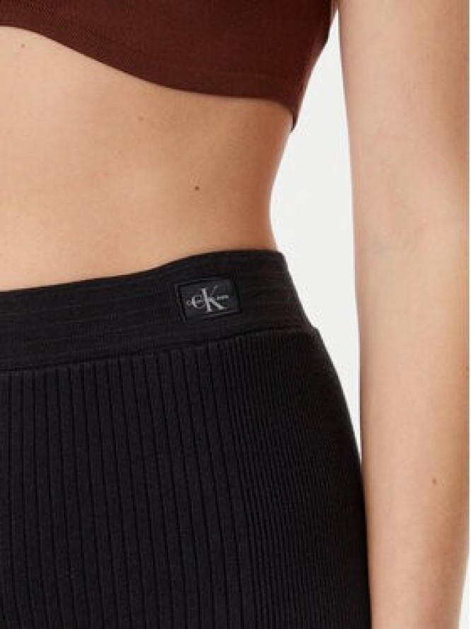 Calvin Klein Jeans Spodnie dzianinowe J20J225336 Czarny Slim Fit