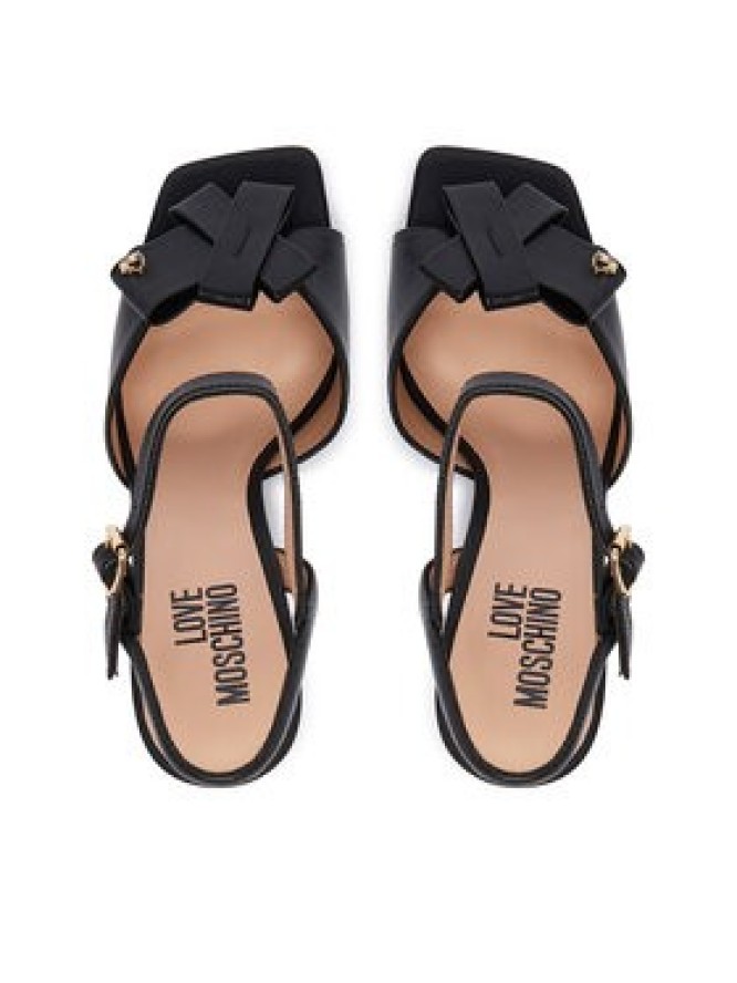 LOVE MOSCHINO Sandały JA16069G0OIE0000 Czarny