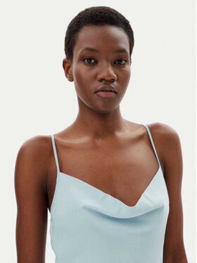 Calvin Klein Sukienka letnia LV044B053G Błękitny Slim Fit