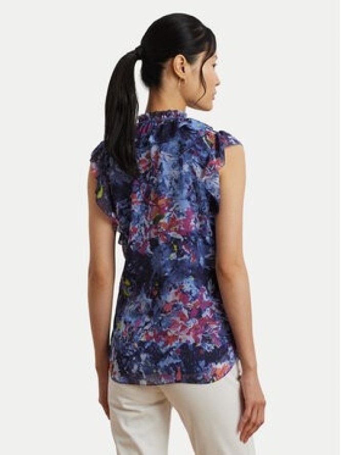 LAUREN RALPH LAUREN Bluzka 200970718001 Granatowy Relaxed Fit