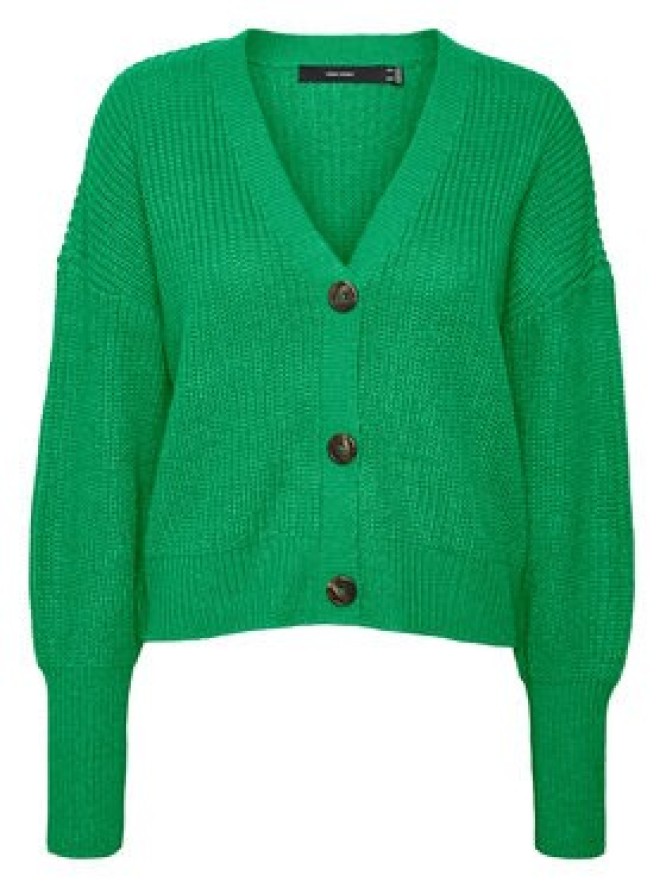 Vero Moda Kardigan Lea 10249632 Zielony Regular Fit