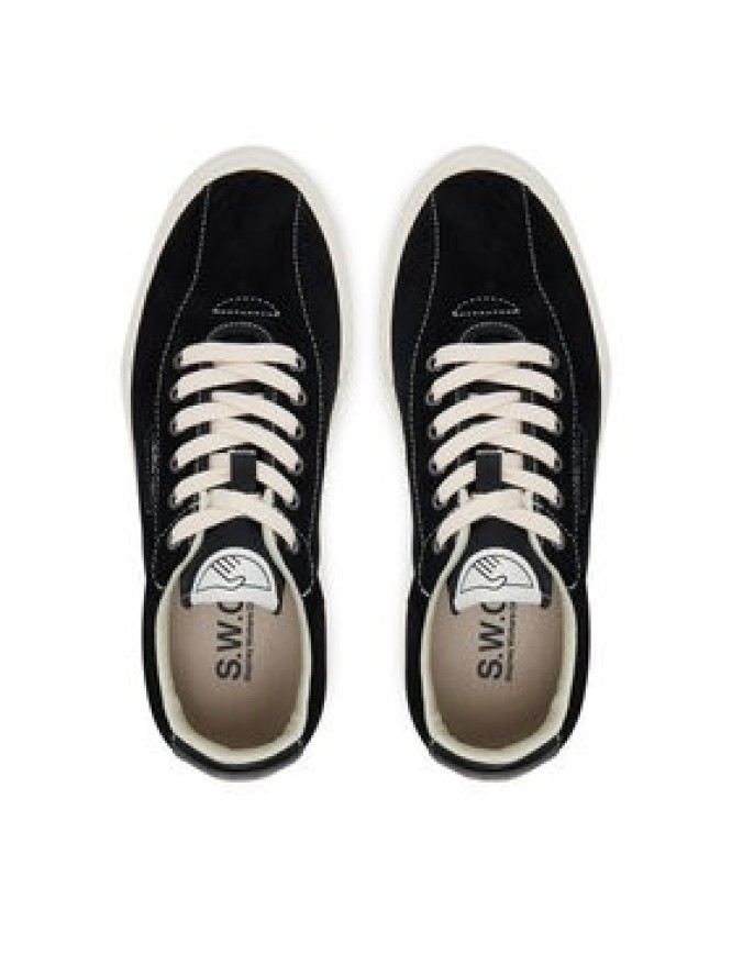 S.W.C Stepney Workers Club Tenisówki Dellow 02 Cup Suede YA21015 Czarny