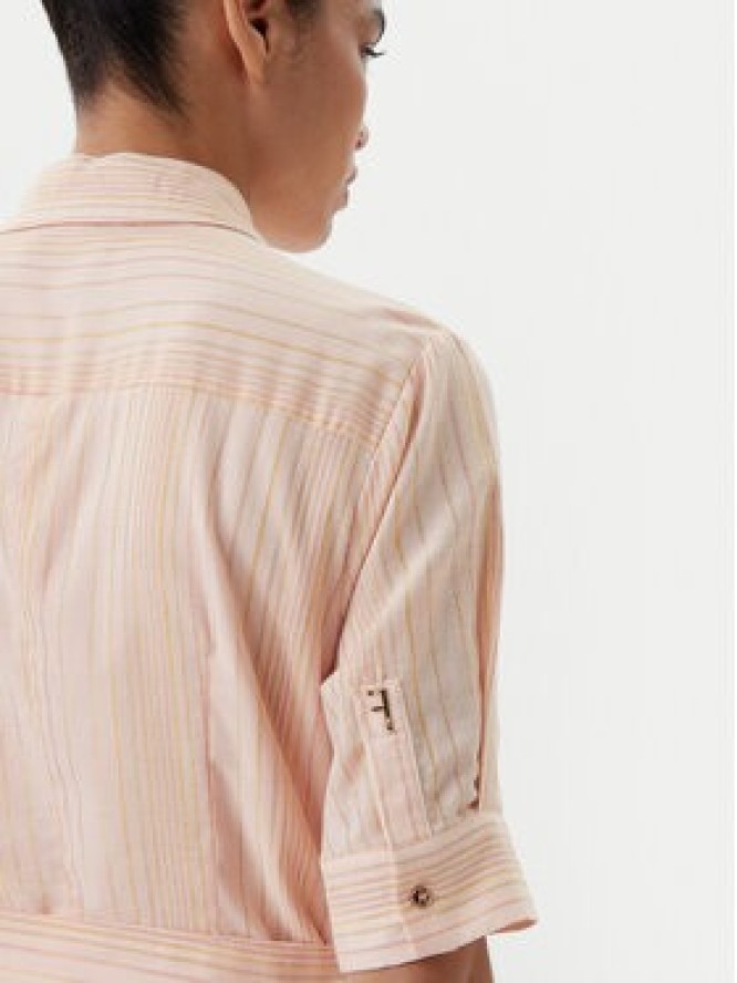 Fracomina Sukienka koszulowa FS25SD2003W78601 Różowy Regular Fit