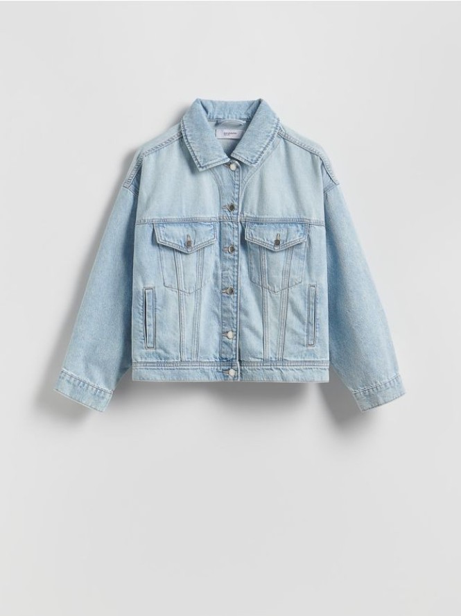 Kurtka jeansowa - niebieski
