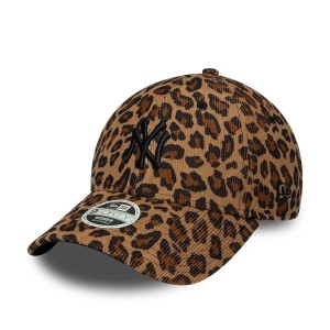 Czapka baseballowa damska New York Yankees New Era 9Forty Leopard Cord