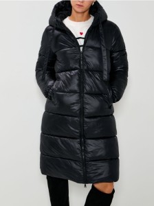 Płaszcz pikowany - czarny