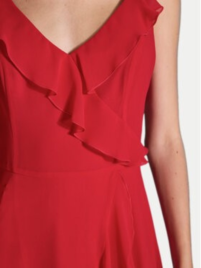 Swing Sukienka koktajlowa 5AI16200 Czerwony Regular Fit