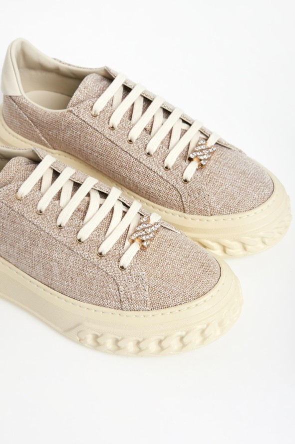 Sneakersy damskie skórzane CASADEI