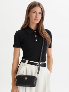 Tommy Hilfiger Torebka Th Daily Camera Bag Mono AW0AW18414 Czarny
